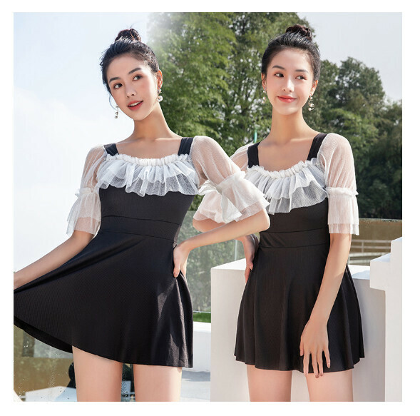 熱推連體式泳衣【M-XL】【白色】 (下單後聯絡客服確認發貨尺碼) 