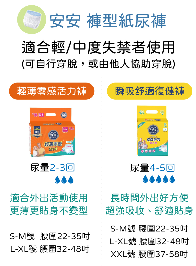 安安-褲型紙尿褲