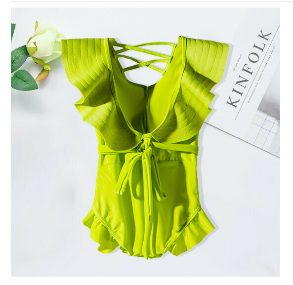 Popular children's one-piece swimsuit [110-130 sizes] [NT08852-fruit green] (contact customer service after placing the order to confirm the delivery size)