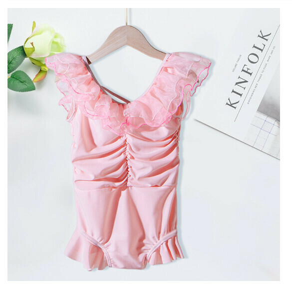 Popular children's one-piece swimsuit [110-130 sizes] [NT08860-pink] (contact customer service after placing the order to confirm the delivery size)