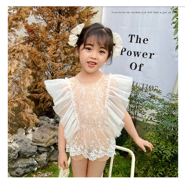 Popular children's one-piece swimsuit [110-130 sizes] [NT08857-pink] (contact customer service after placing the order to confirm the delivery size)