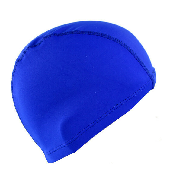 New nylon cloth swimming cap [royal blue]