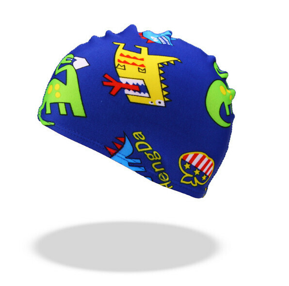 New children's swimming cap [little monster cloth cap]