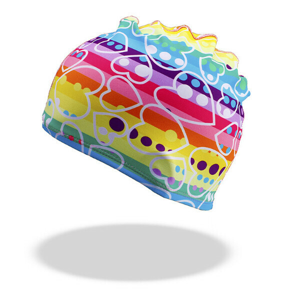 New children's swimming cap [love cloth cap]