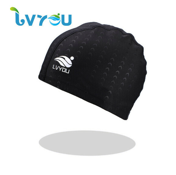 New spandex swimming cap [shark skin swimming cap]