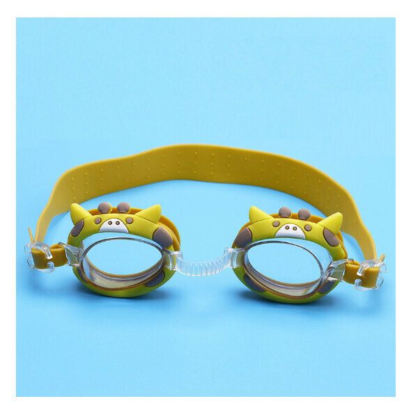 New waterproof and anti-fog children's swimming goggles [cartoon deer]