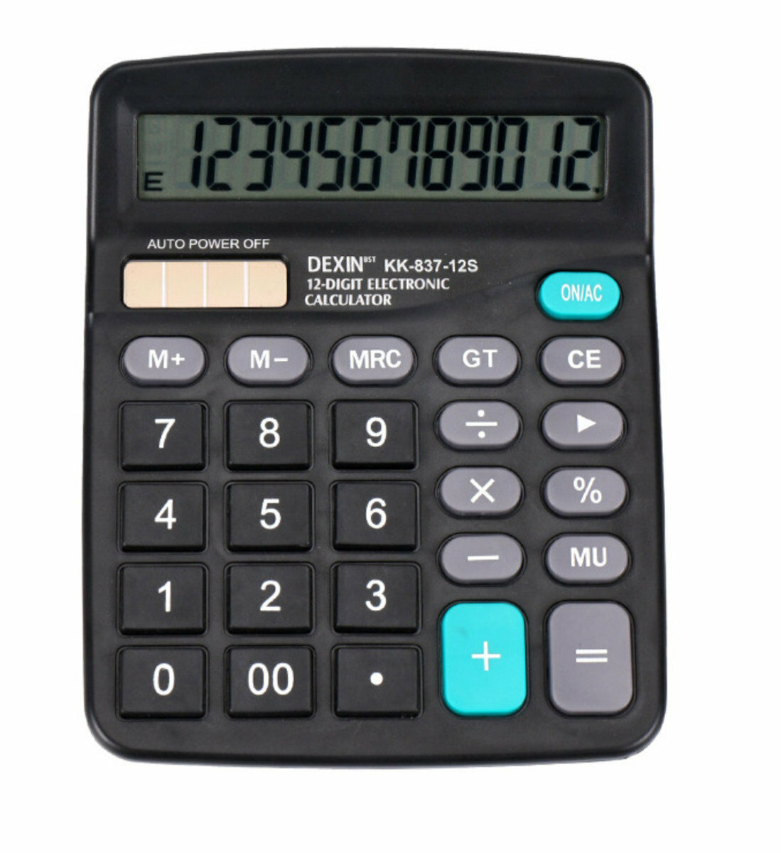 Solar Counting Machine(KK-837-12S)(Black)