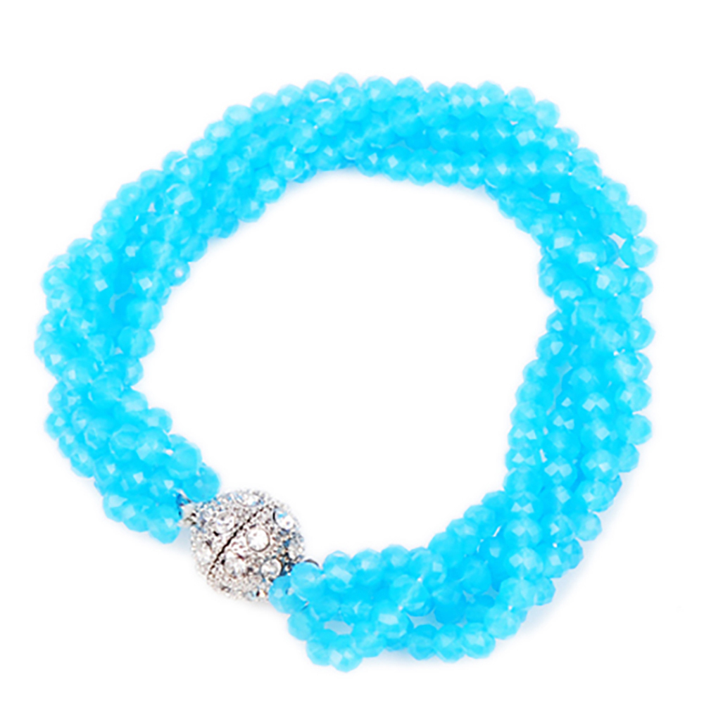 晶鑽藍好運連環手鍊【十方】137090