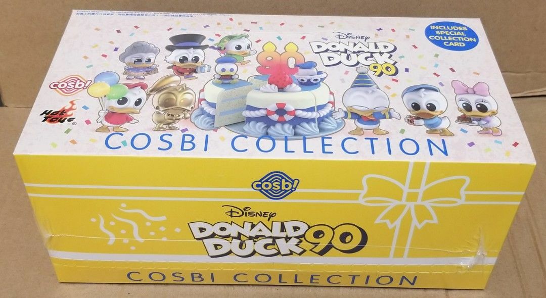 Hot Toys Cosbi 盲盒迷你珍藏人偶系列 CBX178 - 迪士尼 唐老鴨生日系列 (原盒8隻入)