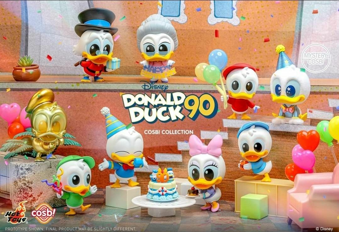 Hot Toys Cosbi 盲盒迷你珍藏人偶系列 CBX178 - 迪士尼 唐老鴨生日系列 (原盒8隻入)