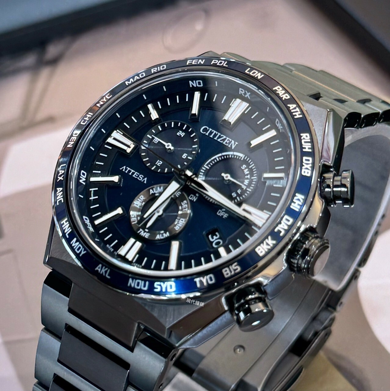 【CITIZEN 星辰】GENT'S 時尚男錶系列CB5967-66L 41.1mm 現代鐘錶