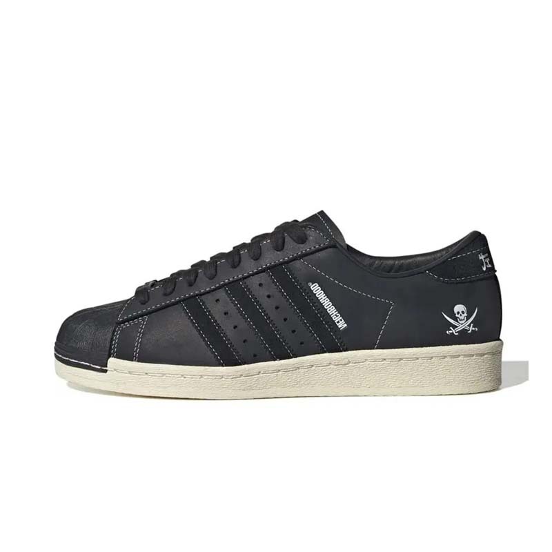 Neighborhood x Adidas Originals Superstar "N 2005"  弍式 骷顱雙刀 貝殼頭 黑 男鞋 ID8650 [台灣現貨]