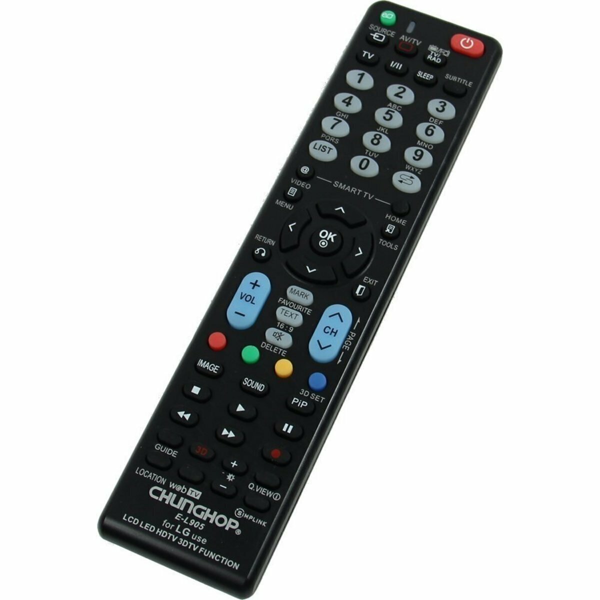 Zhonghe - TV remote control that does not require setup (FOR LG) E-L905