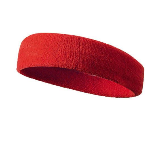 Sports headband, sweatband, sweatband, sweatband (red)