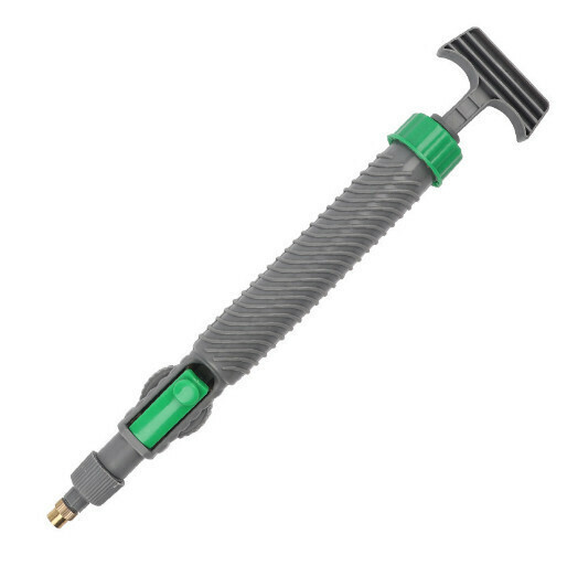 Adjustable watering sprayer drink bottle spray head [anti-slip pressure sprayer (gray green)]