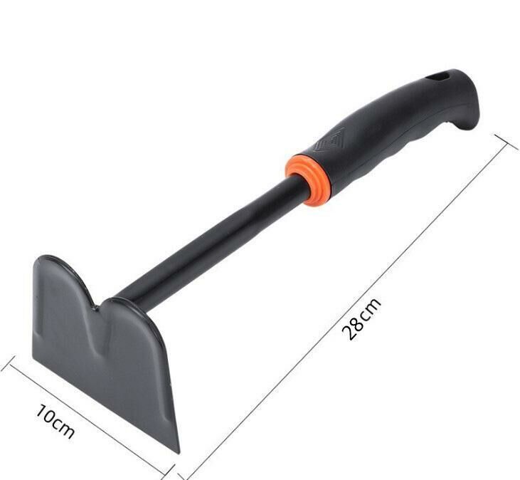 Gardening Flower Planting Tools [Black Solo Flat Hoe]