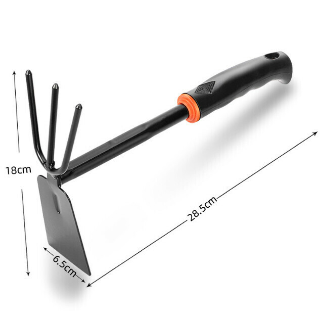 Gardening tools [black single hoe]