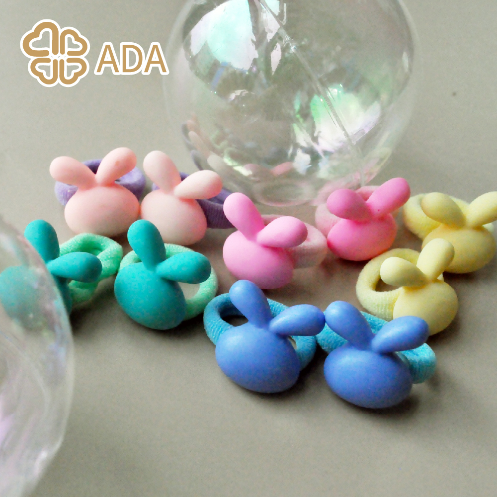 ADA 小童彩色兔子拇指髮束-混色10入