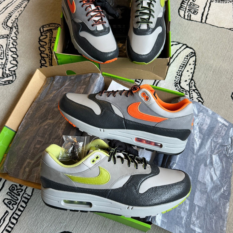 <連線代購商品>男女鞋 HUF x NIKE AIR MAX 1 低筒休閒鞋【HF3713-001】【HF3713-002】【HF3713-003】