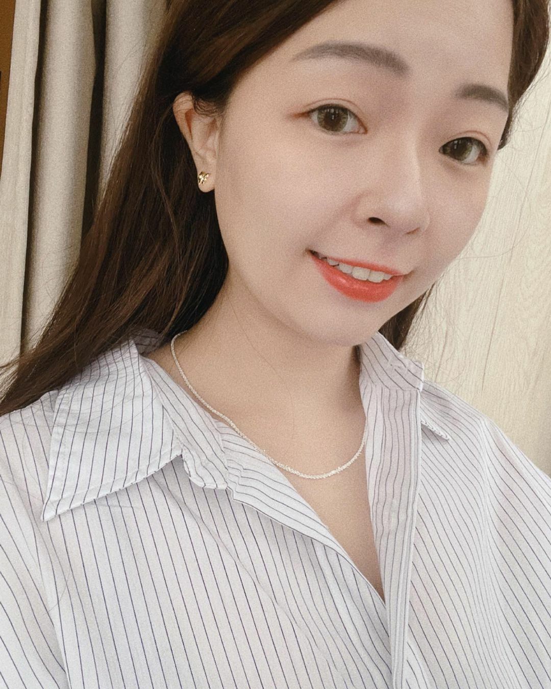 波光粼粼星閃純銀項鍊