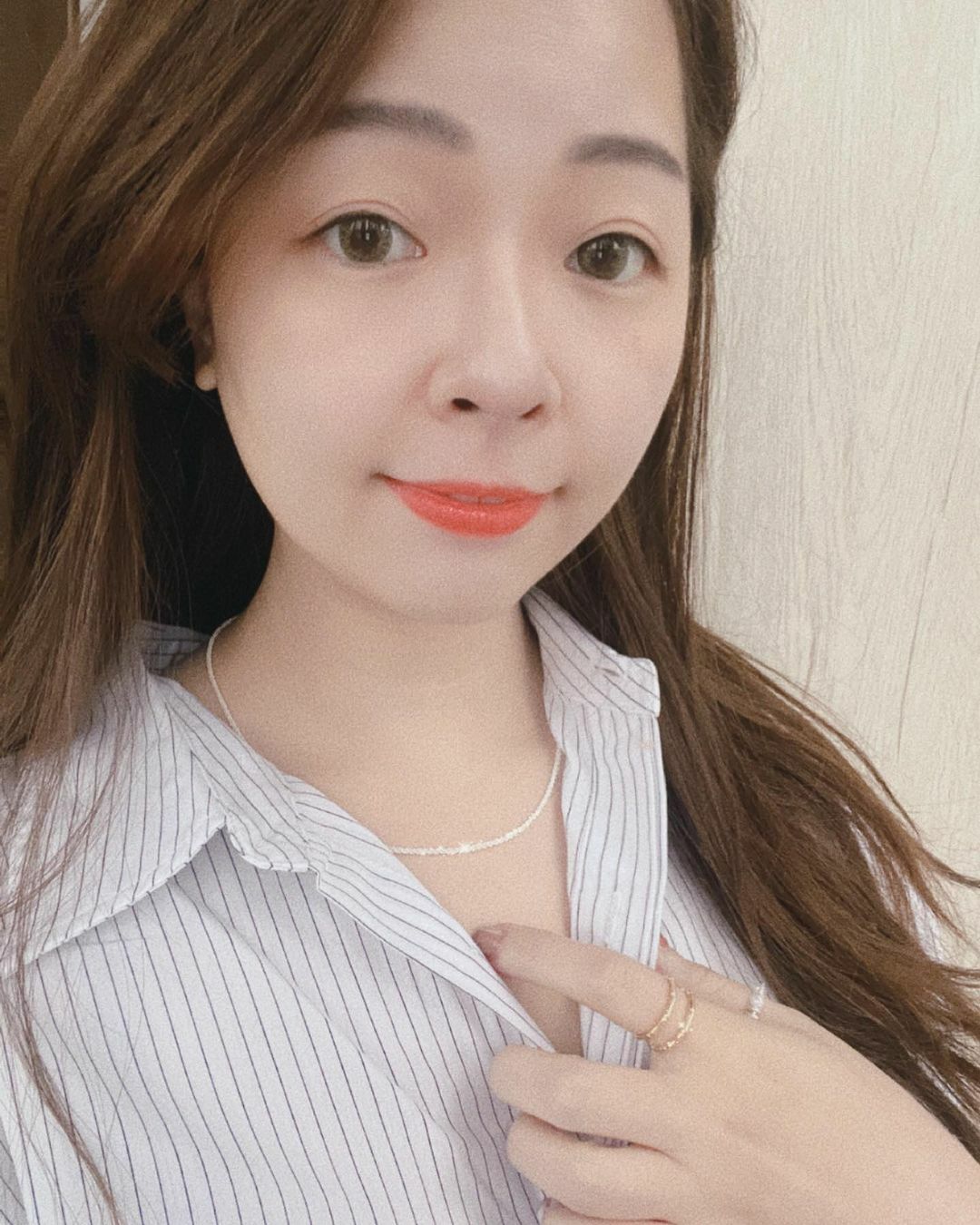 波光粼粼星閃純銀項鍊