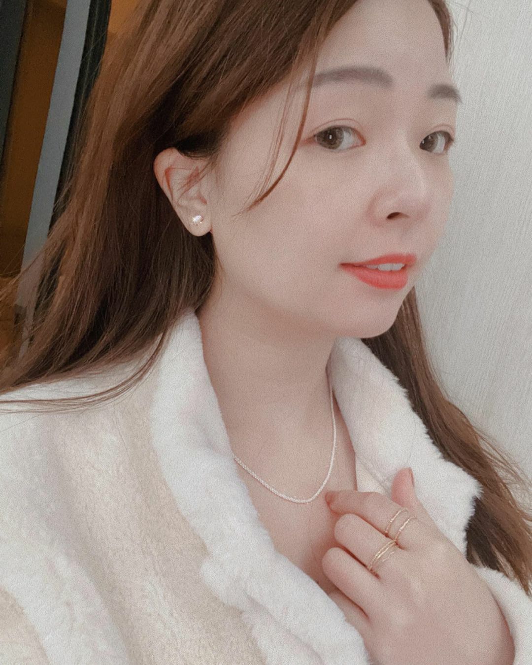 波光粼粼星閃純銀項鍊