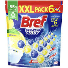 【Bref妙力】懸掛式馬桶清潔球50g*6檸檬