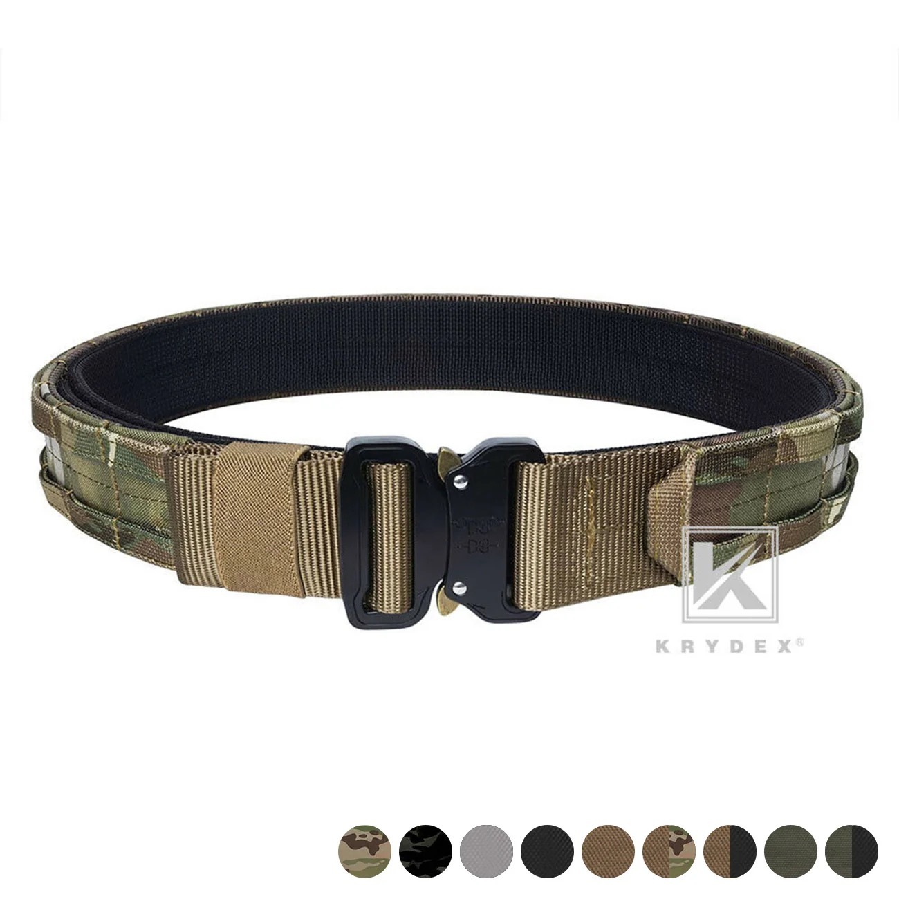 KRYDEX 1.75 英寸RONIN 戰術腰帶｜雙腰帶設計× 快速釋放扣具× MOLLE