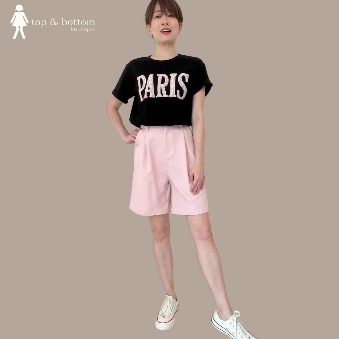 HIGH WAIST KNEE BERMUDA