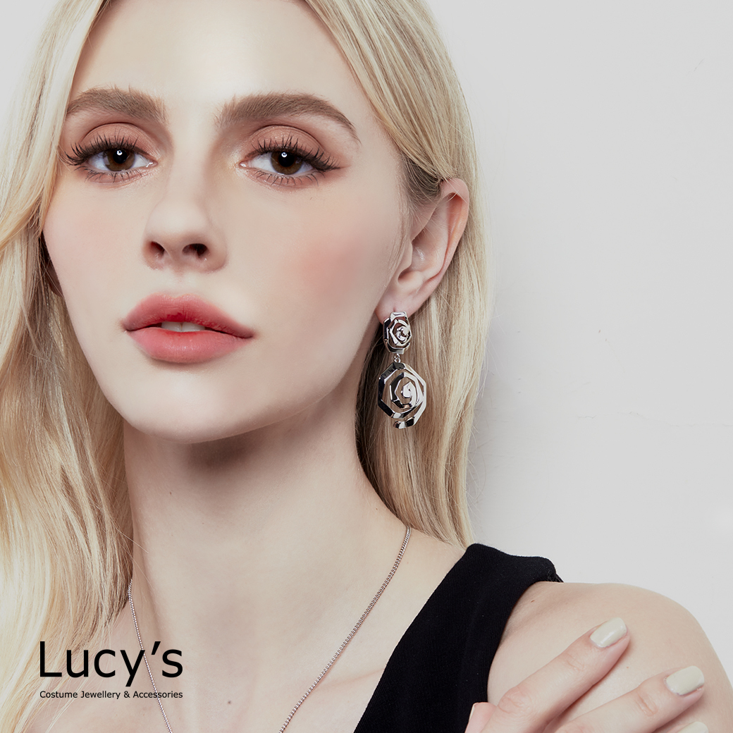 Lucy's X RO HUANG．耳環 (二色) (117502/117503)