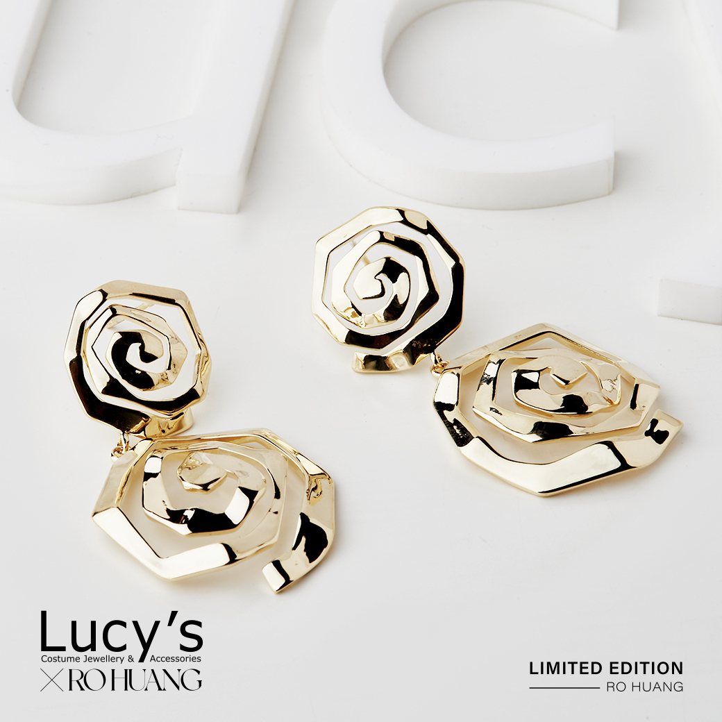 Lucy's X RO HUANG．耳環 (二色) (117502/117503)