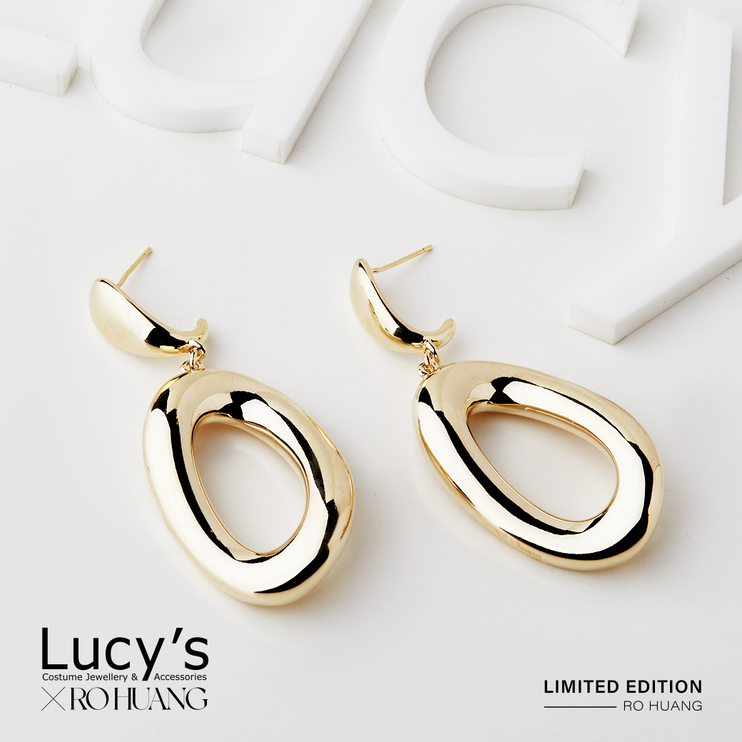 Lucy's X RO HUANG．耳環 (二色) (117498/117499)