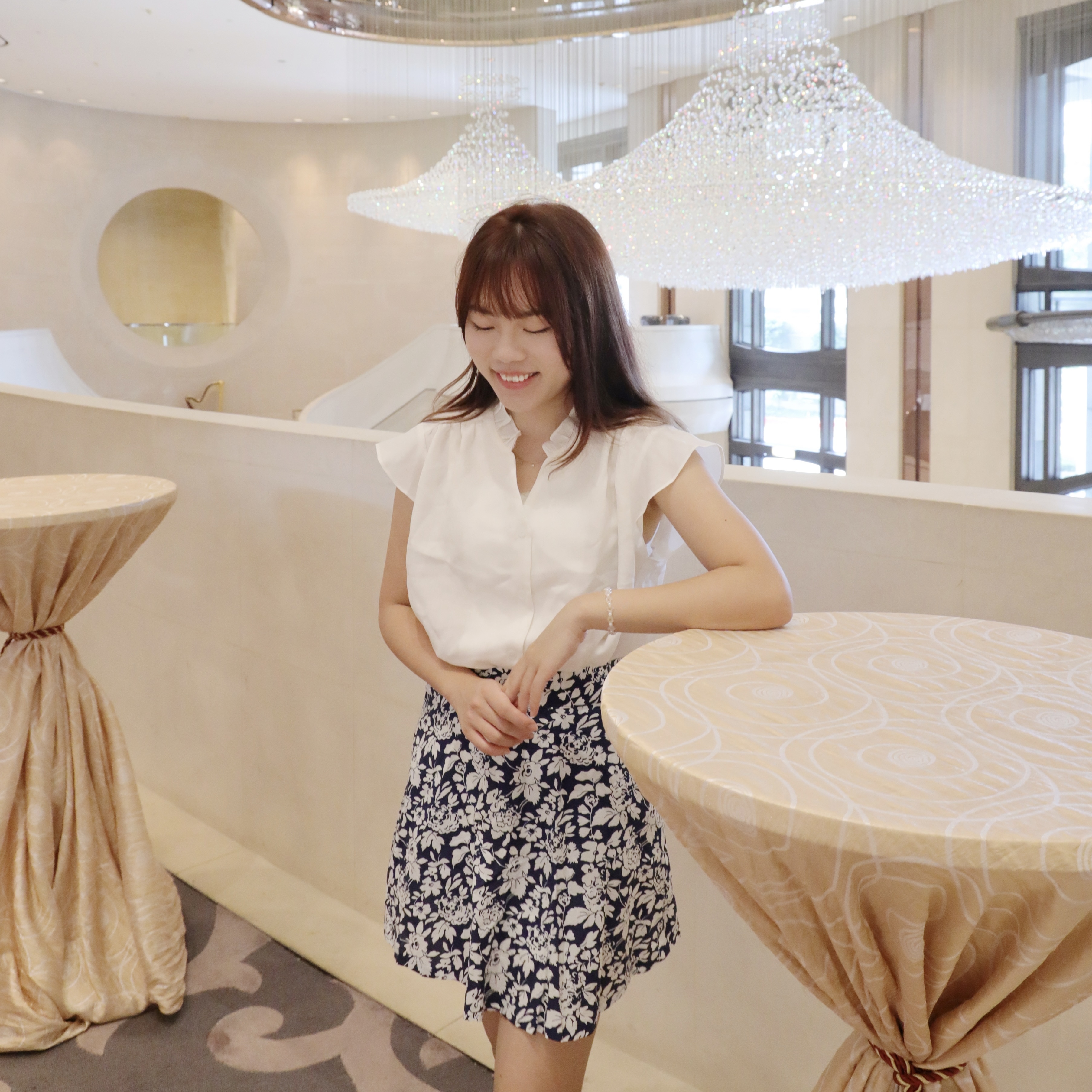 ||SK249|| 成熟碎花印滿短裙褲