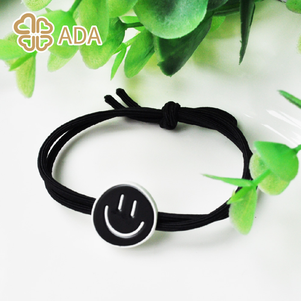 ADA 蝴蝶結笑臉髮束1入