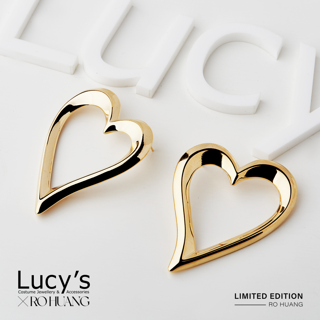 Lucy's X RO HUANG．耳環 (二色) (117575/117576)