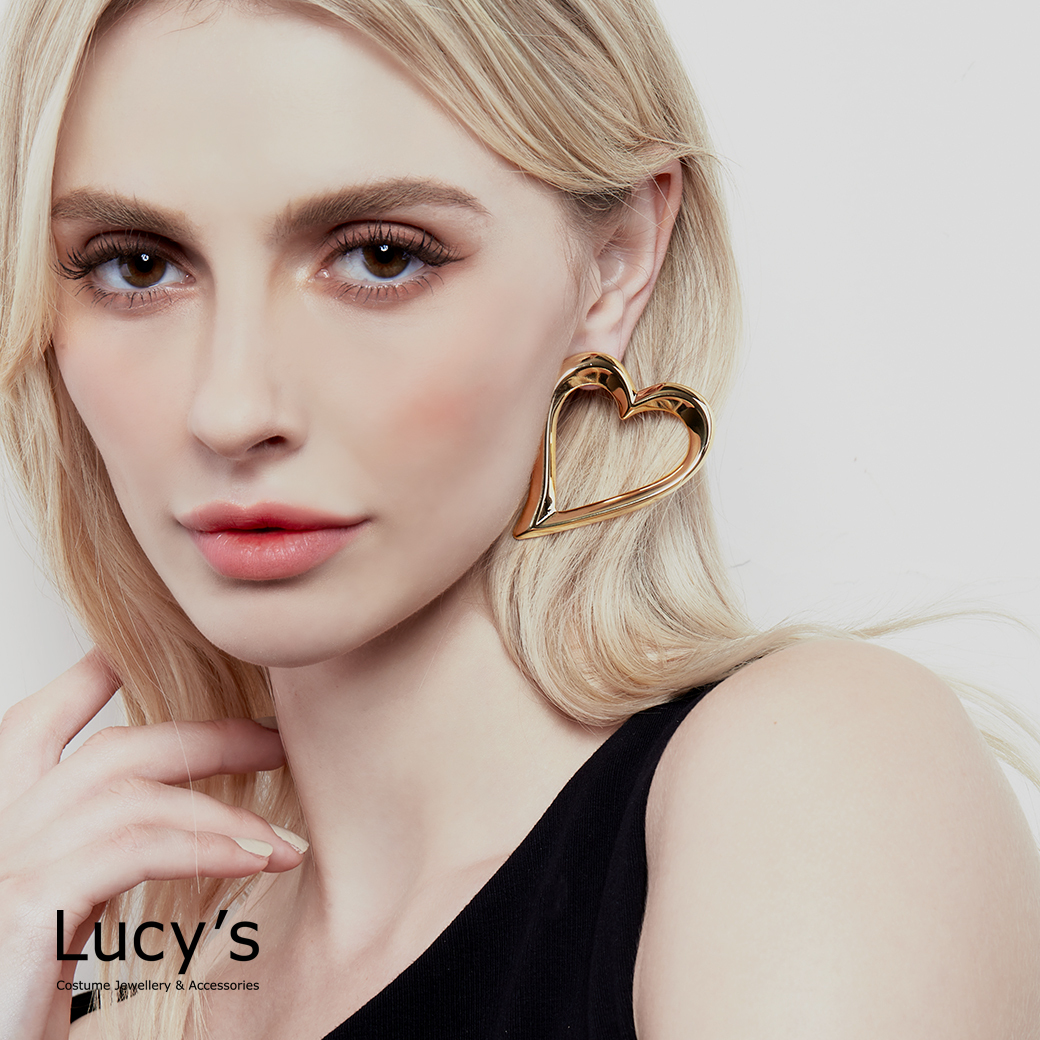 Lucy's X RO HUANG．耳環 (二色) (117575/117576)