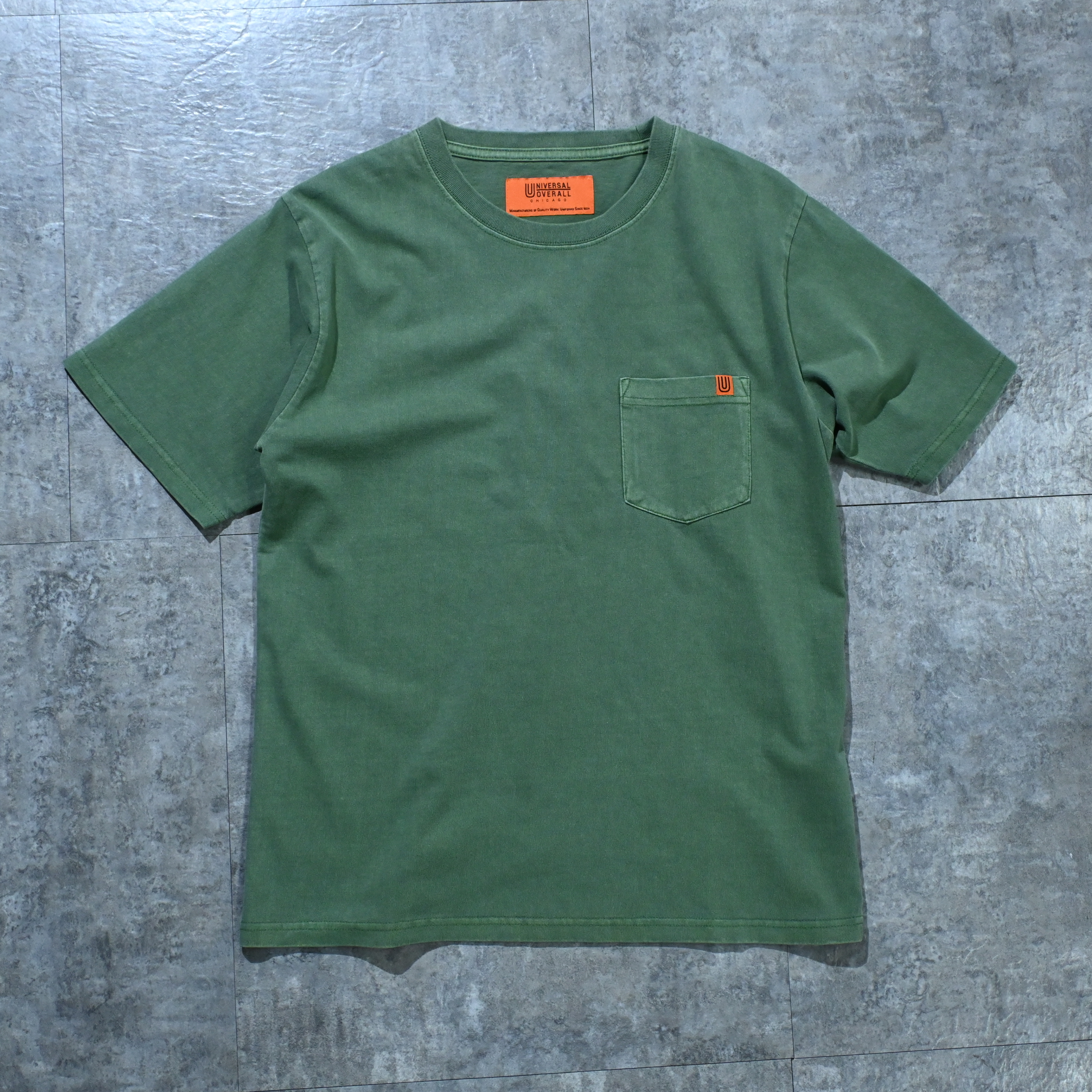 Universal Overall Pigment Dye Pocket Tee