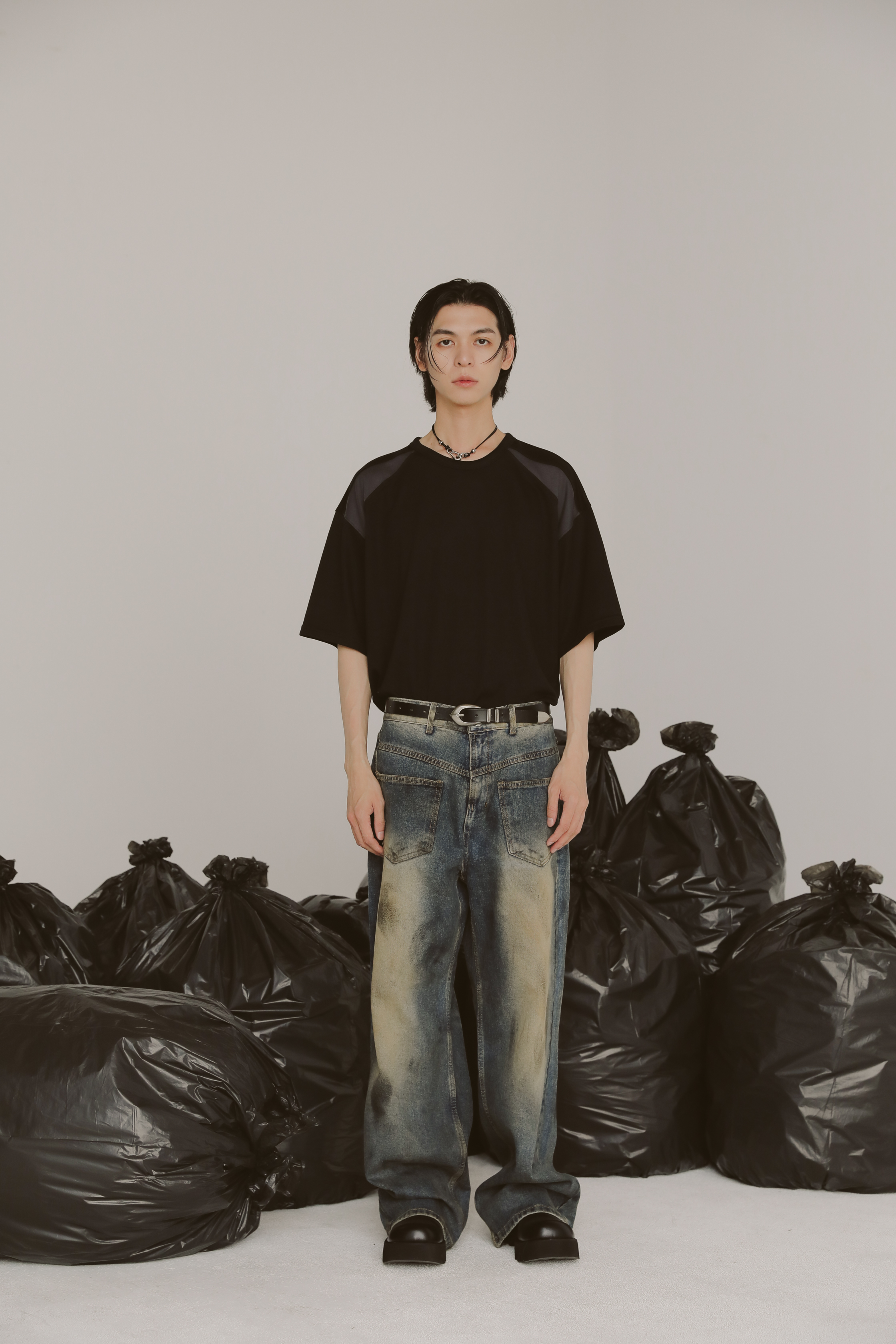 Paneled Short Sleeves #短T