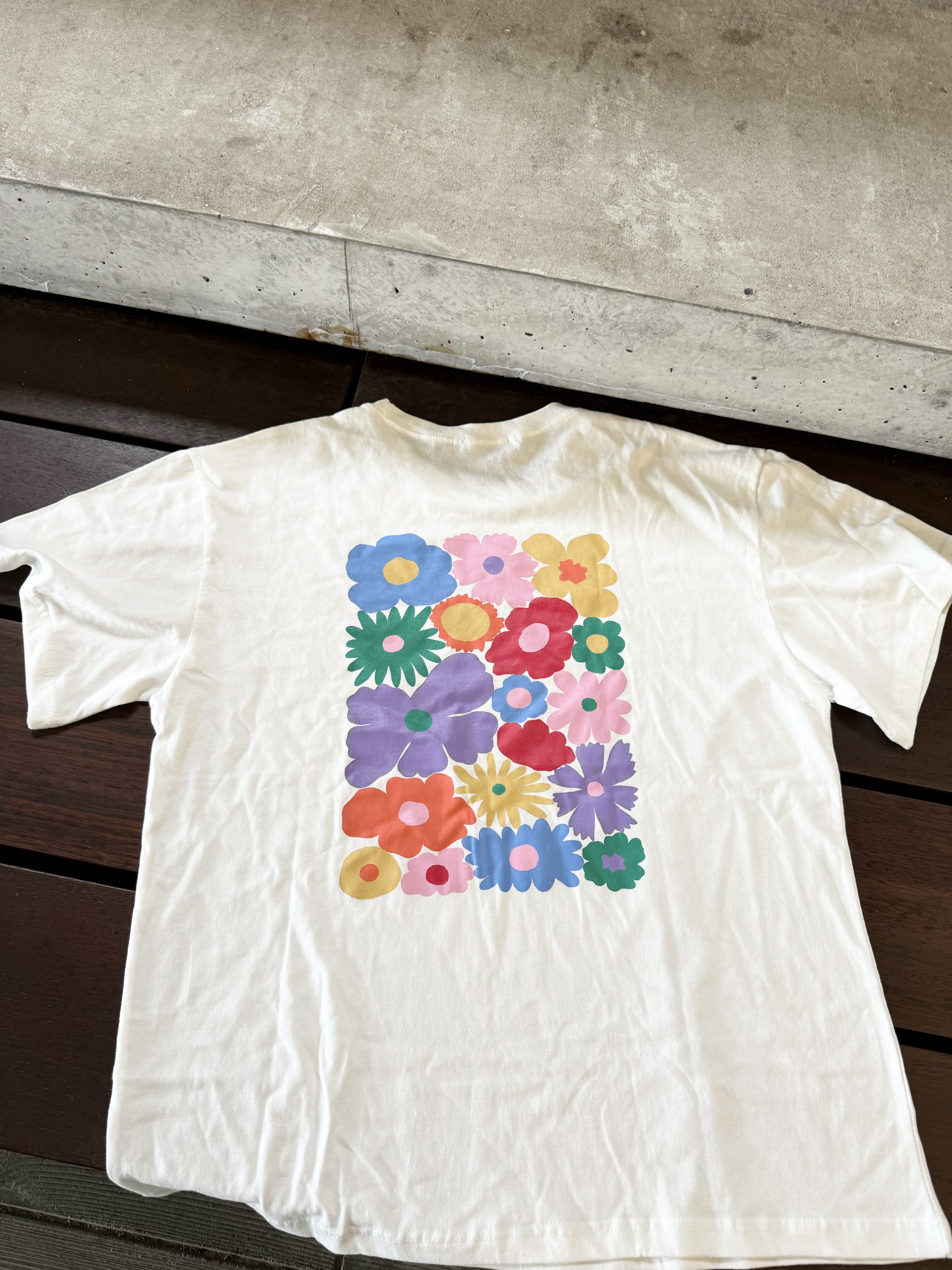 彩色花花Print T