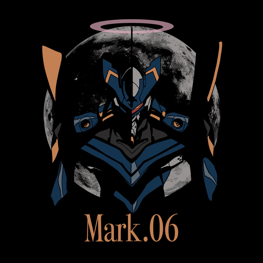Cospa 0707 EVANGELION 月とMark.06 Tｼｬﾂ/BLACK