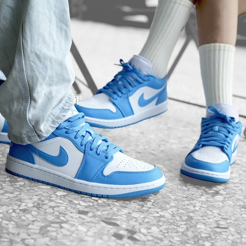 Nike Air Jordan 1 Low UNC AJ1 大學藍 AO9944441