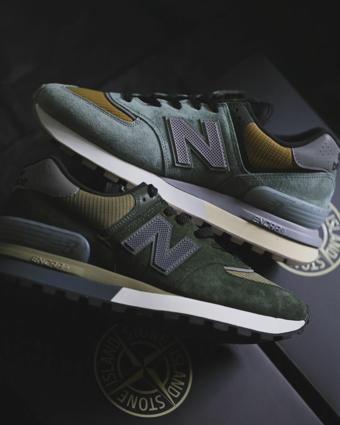 {現貨} Stoneisland X New Balance U574LGTN Green Clay
