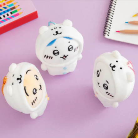 預訂｜Chiikawa & Hachiware & Usagi 扮白熊迷你公仔吊飾