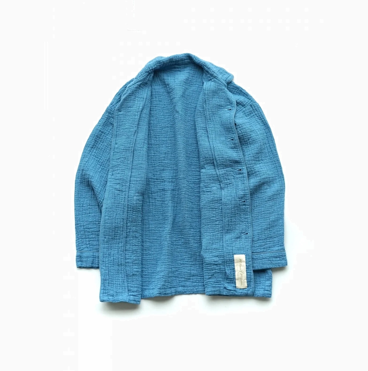 PORTER CLASSIC SASHIKO LINEN PREMIUM PAINTER JACKET - BLUE PRE ORDER ITEM (預訂中)