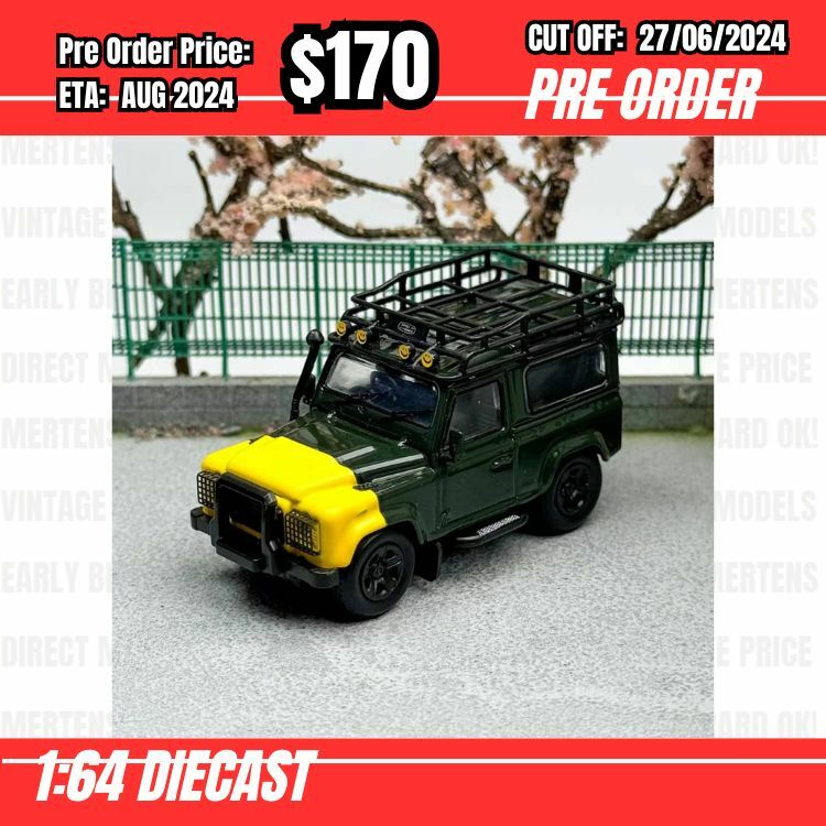 PO-$170 * Master * 1:64 Land Rover Defender 90 Green [OD45463]