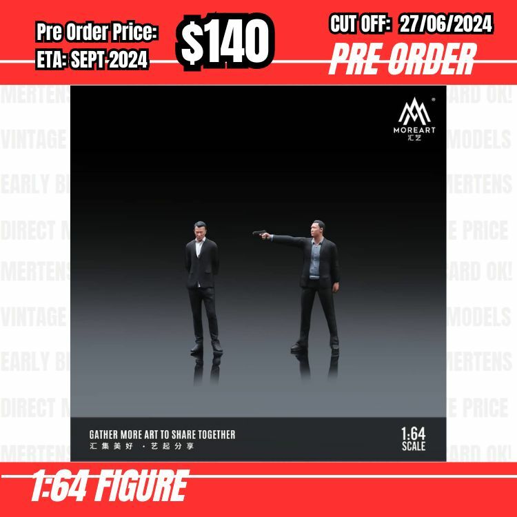 PO-$140 * Moreart * 1:64 Figure - Infernal Affairs Doll Set [OD20/06]