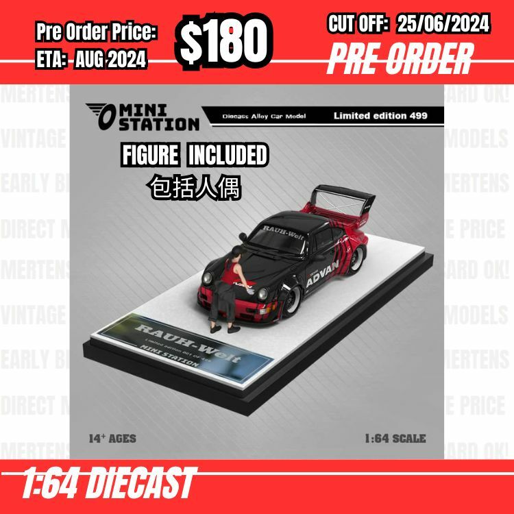 PO-$180 * Time Micro * 1:64 RWB964 Advan w/figure [OD20/06]