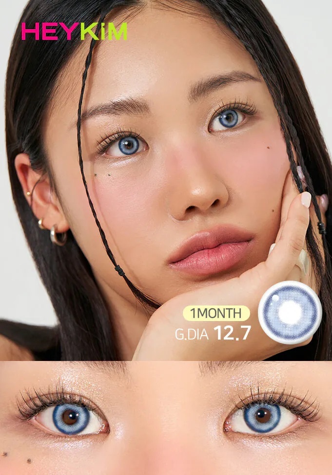 [月拋] HEYKIM Pansy 1 Month Marine｜月拋彩妝隱形眼鏡｜每盒2片