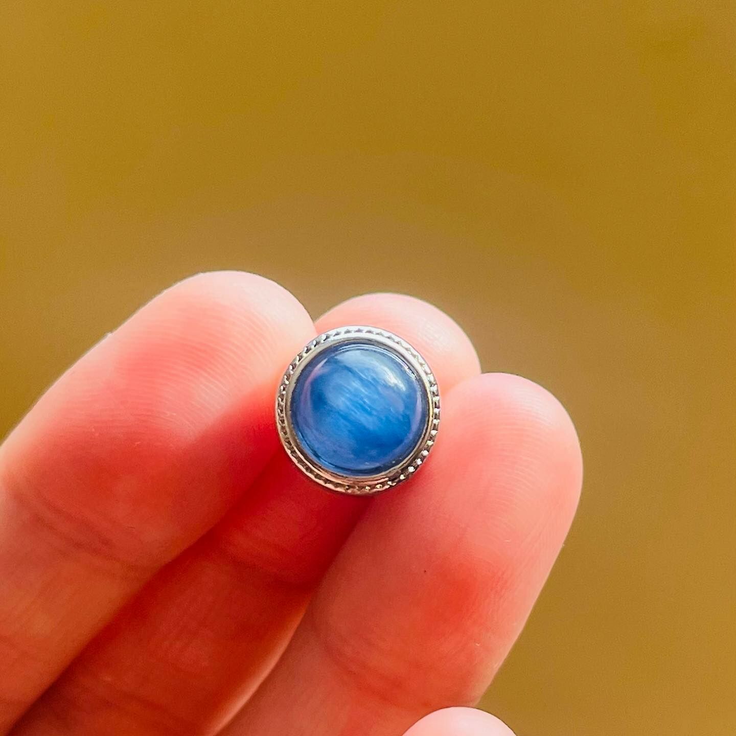 [原石] 藍晶石 串珠配件