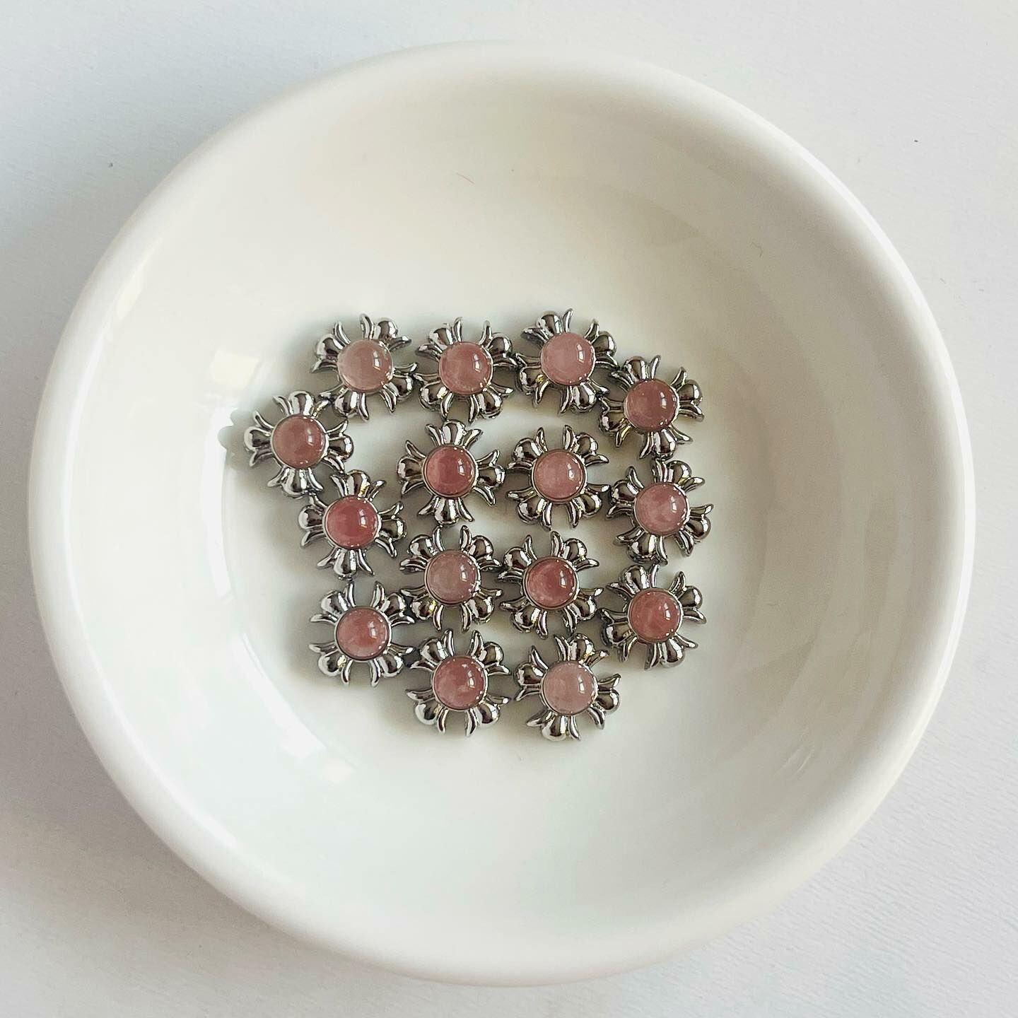 [原石] 粉晶 串珠配件